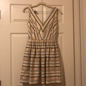 Like new JCrew Gold cocktail dress